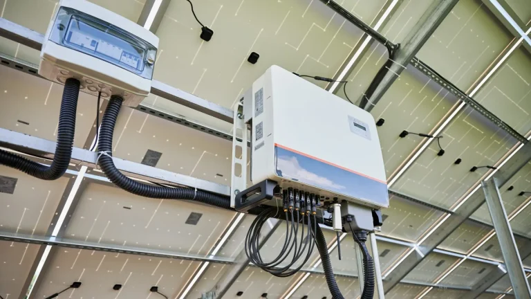 Typical solar inverter possible containing rogue electronics components that cause high security risks