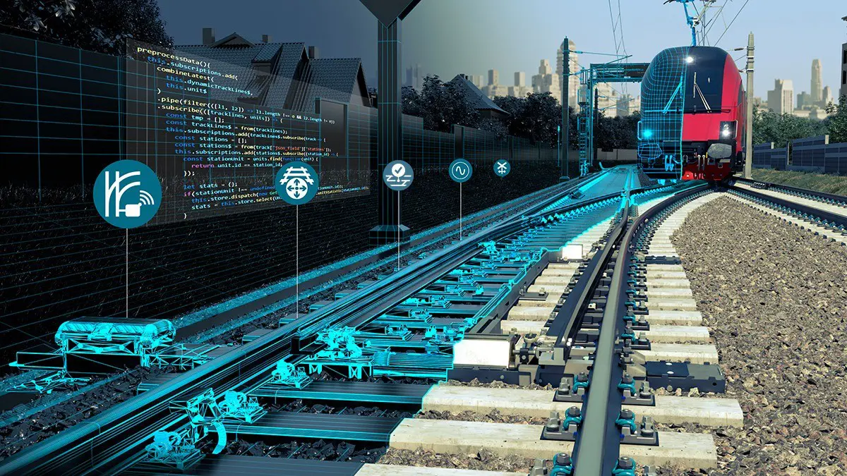 Showcase of all the electronics systems used in running and monitoring a railway line